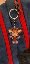 Load image into Gallery viewer, Munchie Giraffe Baseball Keychain
