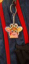 Load image into Gallery viewer, Munchie Giraffe Logo Keychain
