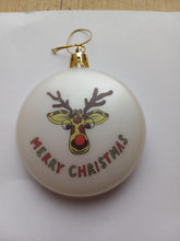 Load image into Gallery viewer, Munchie Holds Hands with Ornaments
